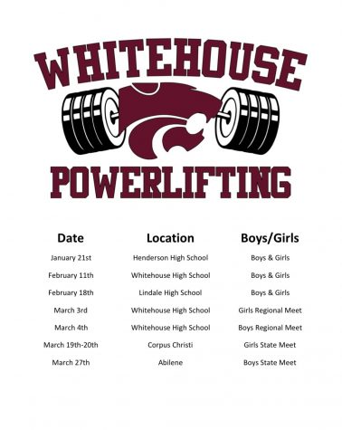 Powerliftings season schedule